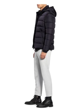 SAVE THE DUCK Mega Steppjacke Herren, Schwarz