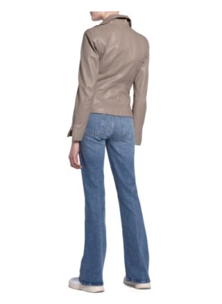 SCHYIA Luisa Lederjacke Damen, Beige