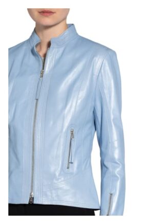 SCHYIA Marina Lederjacke Damen, Blau
