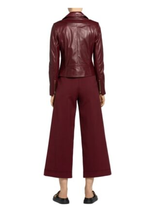 SCHYIA Viola Lederjacke Damen, Rot