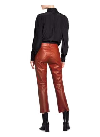 SEDUCTIVE Claire 7/8-Lederhose Damen, Rot