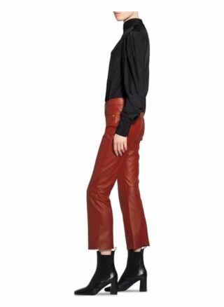 SEDUCTIVE Claire 7/8-Lederhose Damen, Rot