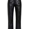 SEDUCTIVE Claire 7/8-Lederhose Damen, Schwarz