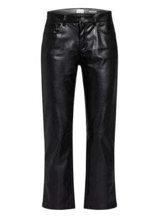 SEDUCTIVE Claire 7/8-Lederhose Damen, Schwarz