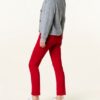 SEDUCTIVE Leni Cigarettenhose Damen, Rot