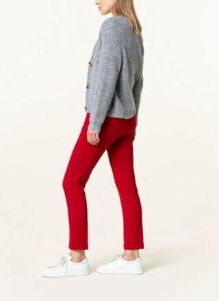 SEDUCTIVE Leni Cigarettenhose Damen, Rot