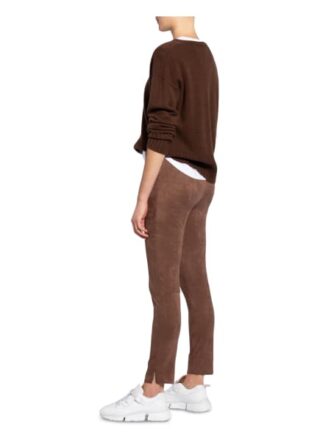 SEDUCTIVE Sabrina Cigarettenhose Damen, Braun