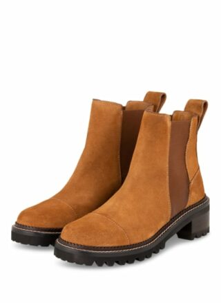 SEE BY CHLOÉ Chelsea Boots Damen, Braun