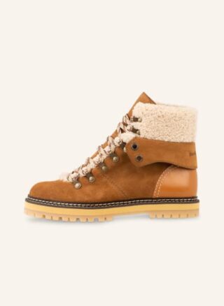 SEE BY CHLOÉ Eileen Schnürboots Damen, Braun