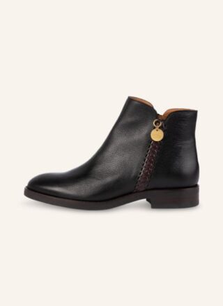 SEE BY CHLOÉ Louise Stiefeletten Damen, Schwarz