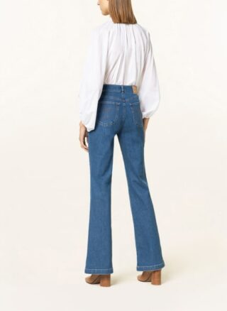 SEE BY CHLOÉ Schlaghosen Damen, Blau