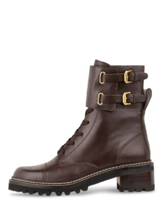 SEE BY CHLOÉ Schnürboots Damen, Braun
