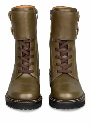 SEE BY CHLOÉ Schnürboots Damen, Grün
