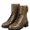 SEE BY CHLOÉ Schnürboots Damen, Grün