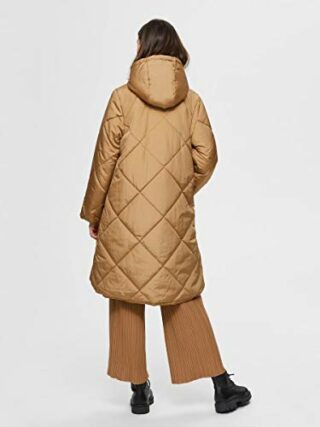 SELECTED FEMME 40Tigers Eye Steppjacke Damen, Braun