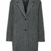 SELECTED FEMME SLFMISSA Wollmantel Damen, Schwarz