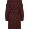 SELECTED FEMME SLFPALLA Fellmantel Damen, Braun