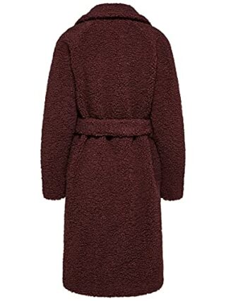 SELECTED FEMME SLFPALLA Fellmantel Damen, Braun