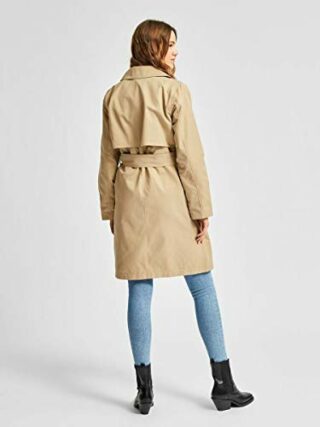 SELECTED FEMME Slfweka B Noos Trenchcoat Damen, Braun