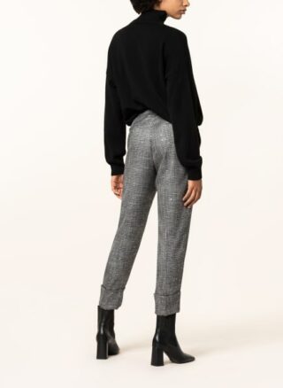 SEM PER LEI 7/8-Cigarettenhose Damen, Schwarz