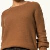 SEM PER LEI Cashmere-Pullover Damen, Braun