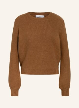 SEM PER LEI Cashmere-Pullover Damen, Braun