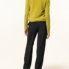 SEM PER LEI Cashmere-Strickjacke Damen, Gelb