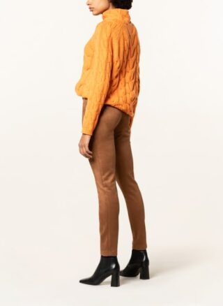 SEM PER LEI Leggings Damen, Braun