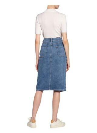 SET A-Linien-Jeansrock Damen, Blau