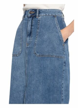 SET A-Linien-Jeansrock Damen, Blau