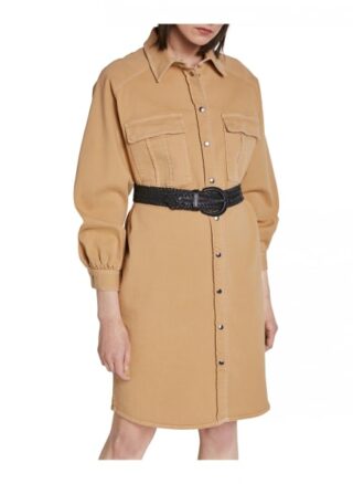 SET Hemdblusenkleid Damen, Beige