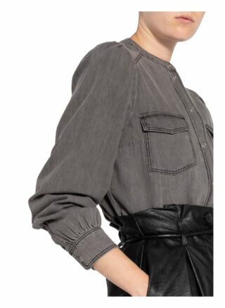 SET Jeans-Bluse Damen, Grau