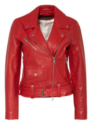 SET Lederjacke Damen, Rot