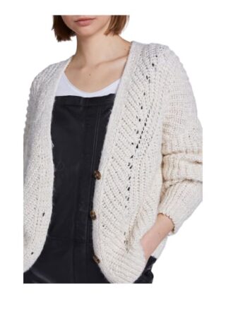SET Strickjacke Damen, Weiß