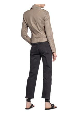 SET Tyler Lederjacke Damen, Beige