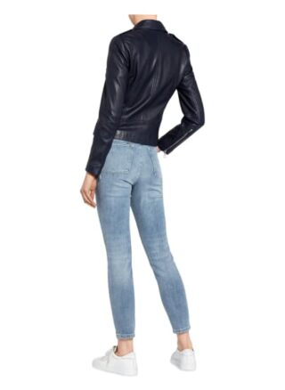 SET Tyler Lederjacke Damen, Blau