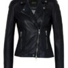 SET Tyler Lederjacke Damen, Blau
