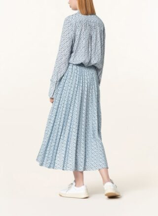 SLY 010 Ava Schluppenbluse Damen, Blau