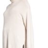 SLY 010 Judy Oversized-Rollkragenpullover Damen, Weiß