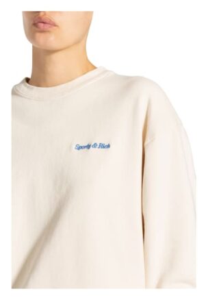 SPORTY & RICH Sweatshirt Damen, Weiß