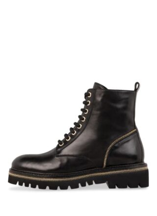 STEFFEN SCHRAUT 11 Zip Street Schnürboots Damen, Schwarz