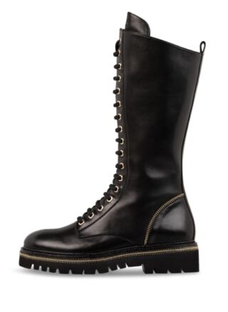 STEFFEN SCHRAUT 12 Zip Street Schnürstiefel Damen, Schwarz