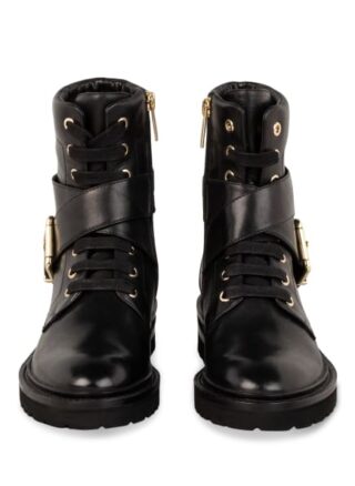 STEFFEN SCHRAUT 33 Chain Road Schnürstiefeletten Damen, Schwarz