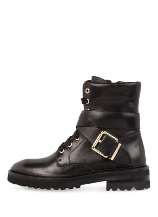 STEFFEN SCHRAUT 33 Chain Road Schnürstiefeletten Damen, Schwarz