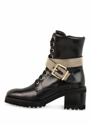 STEFFEN SCHRAUT 43 Block Square Schnürstiefeletten Damen, Schwarz