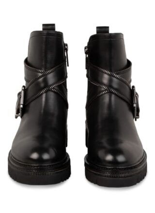 STEFFEN SCHRAUT Boots 24 Zip Street Biker Boots Damen, Schwarz