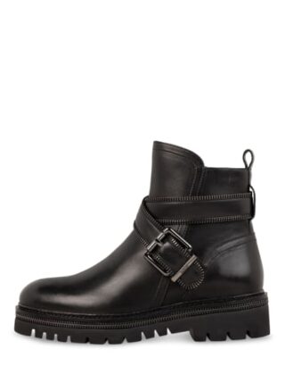 STEFFEN SCHRAUT Boots 24 Zip Street Biker Boots Damen, Schwarz