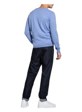 STROKESMAN'S Cashmere-Pullover Herren, Blau