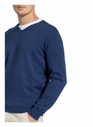 STROKESMAN'S Cashmere-Pullover Herren, Blau