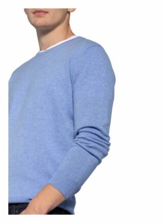 STROKESMAN'S Cashmere-Pullover Herren, Blau